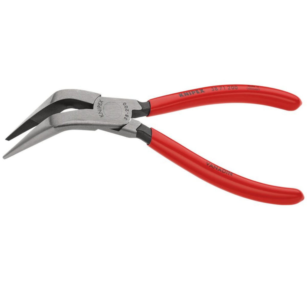 Knipex 38 71 200 Mechanics' Bent Nose Pliers, 200mm 69023