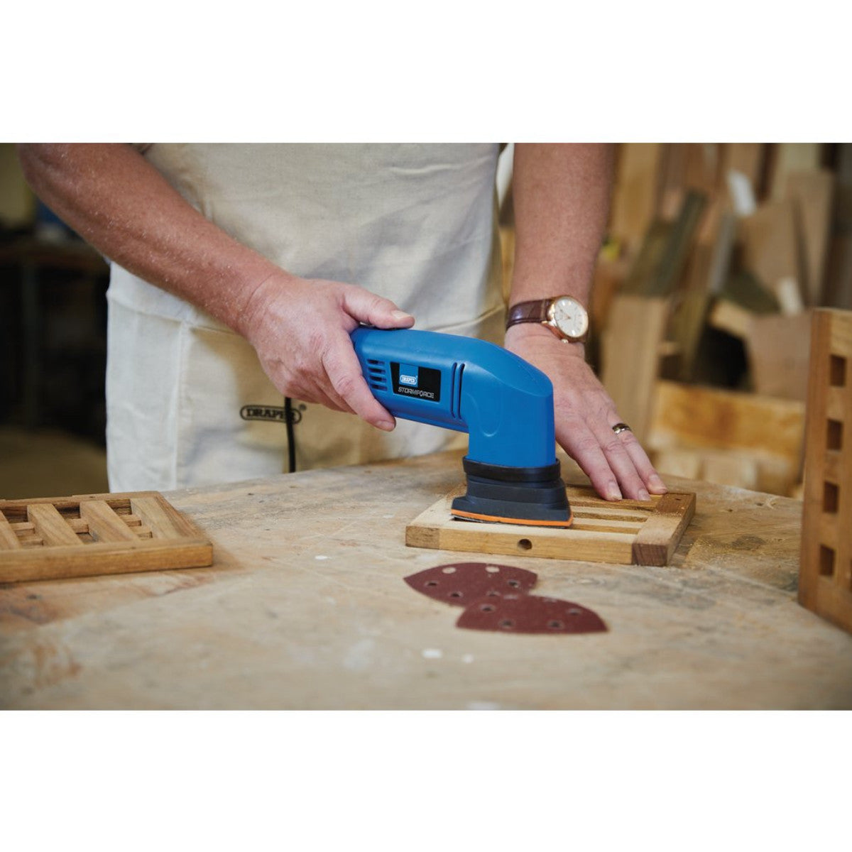 Draper Storm Force 230V Tri-Base Sander, 280W 69039