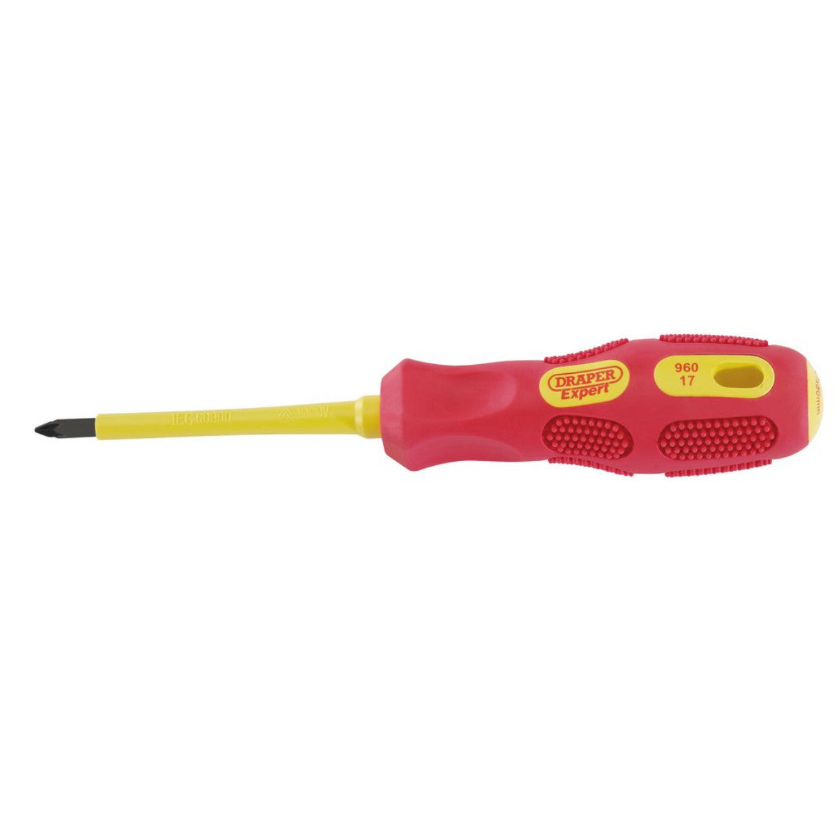 Draper Expert VDE Approved Fully Insulated PZ TYPE Screwdriver, No.1 x 80mm 69228
