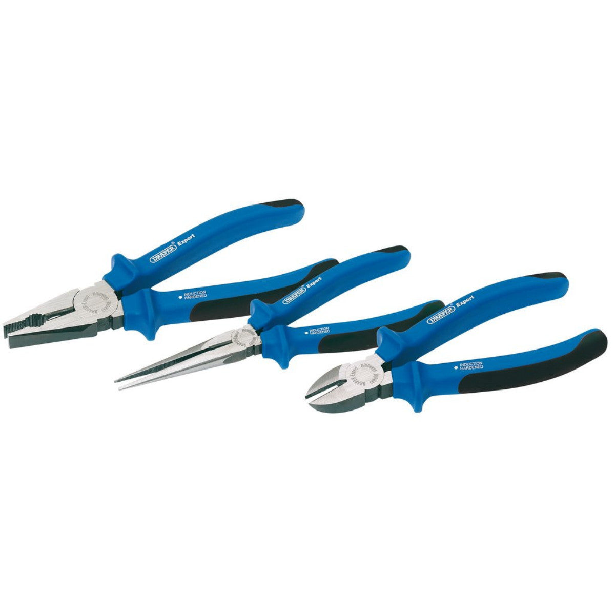 Draper Expert Heavy Duty Soft Grip Pliers Set (3 Piece) 69289