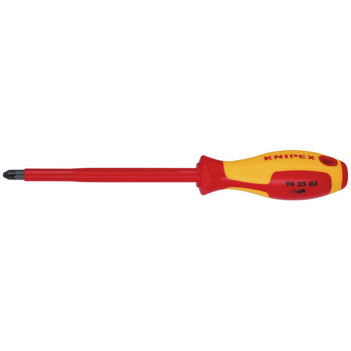 Knipex 98 25 03 VDE Insulated Pozidriv Screwdriver, PZ3 x 150 mm 69668