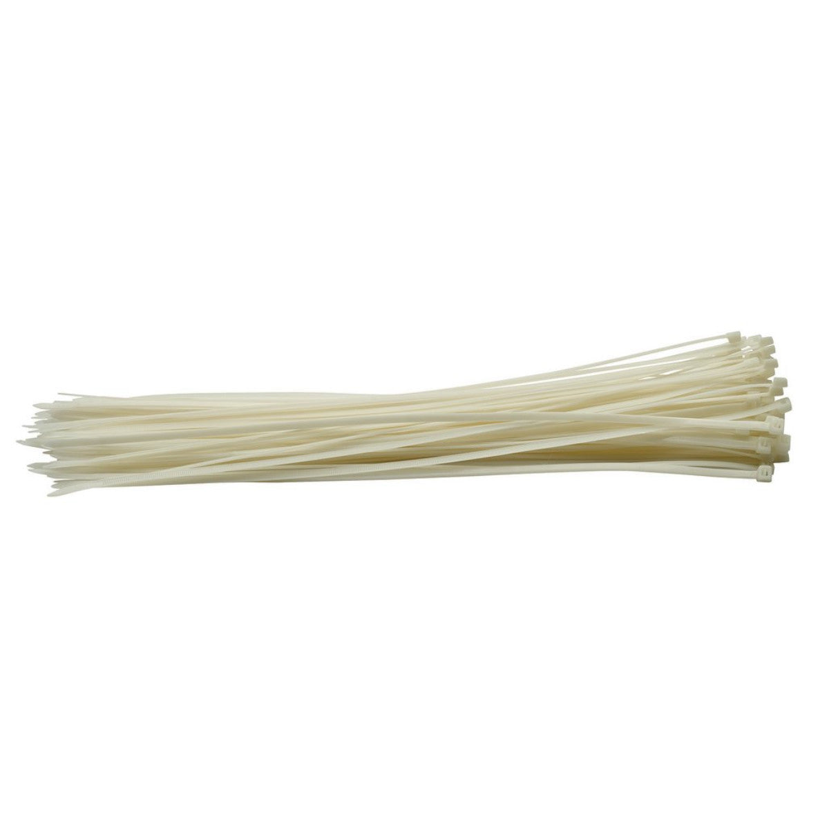 Draper Cable Ties, 4.8 x 400mm, White (Pack of 100) 70401