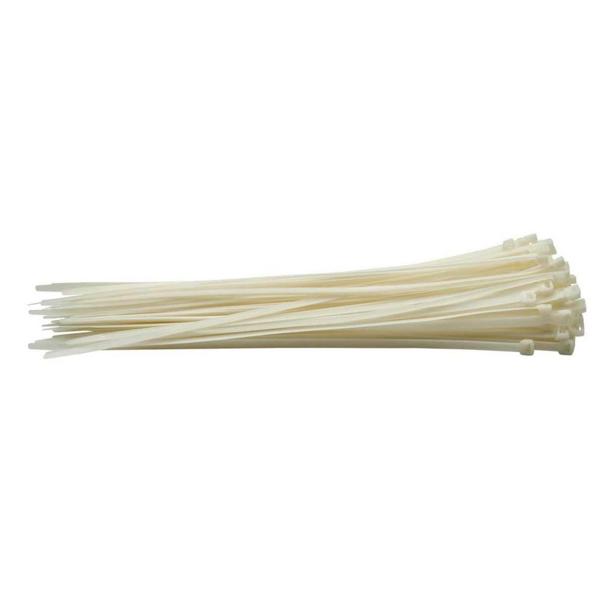 Draper Cable Ties, 7.6 x 400mm, White (Pack of 100) 70404