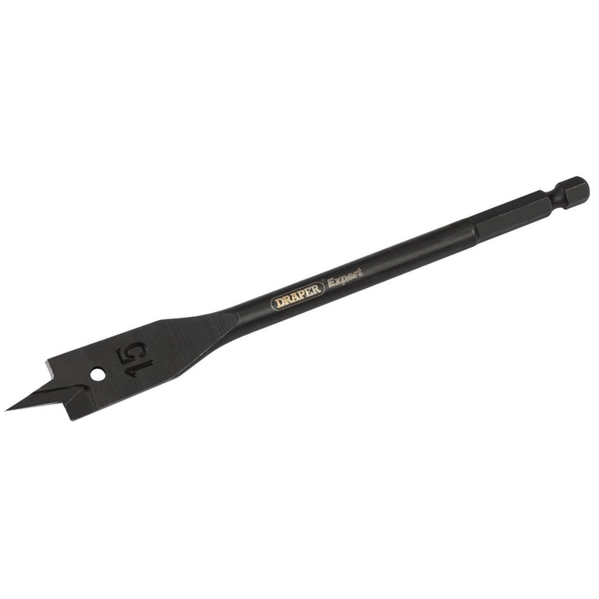 Draper Expert Flat Wood Bit, 15 x 225mm 70414