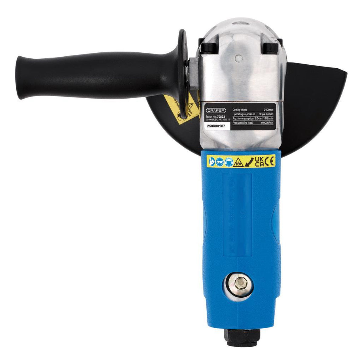 Draper Air Angle Grinder, 100mm 70832