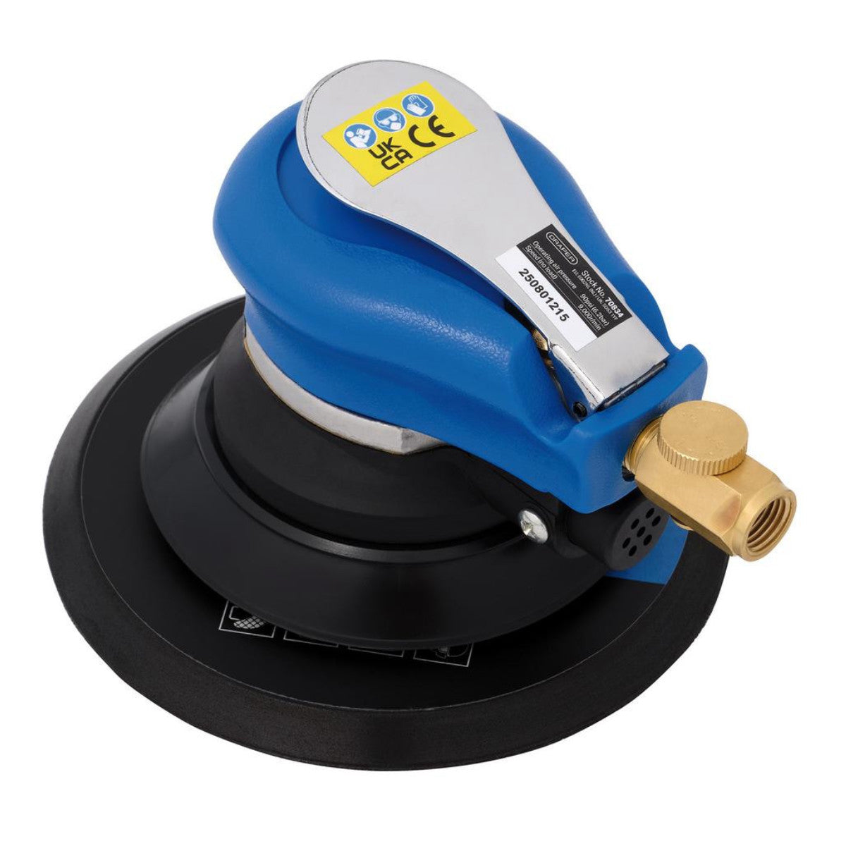 Draper Storm Force Dual Action Air Palm Sander, 150mm 70834