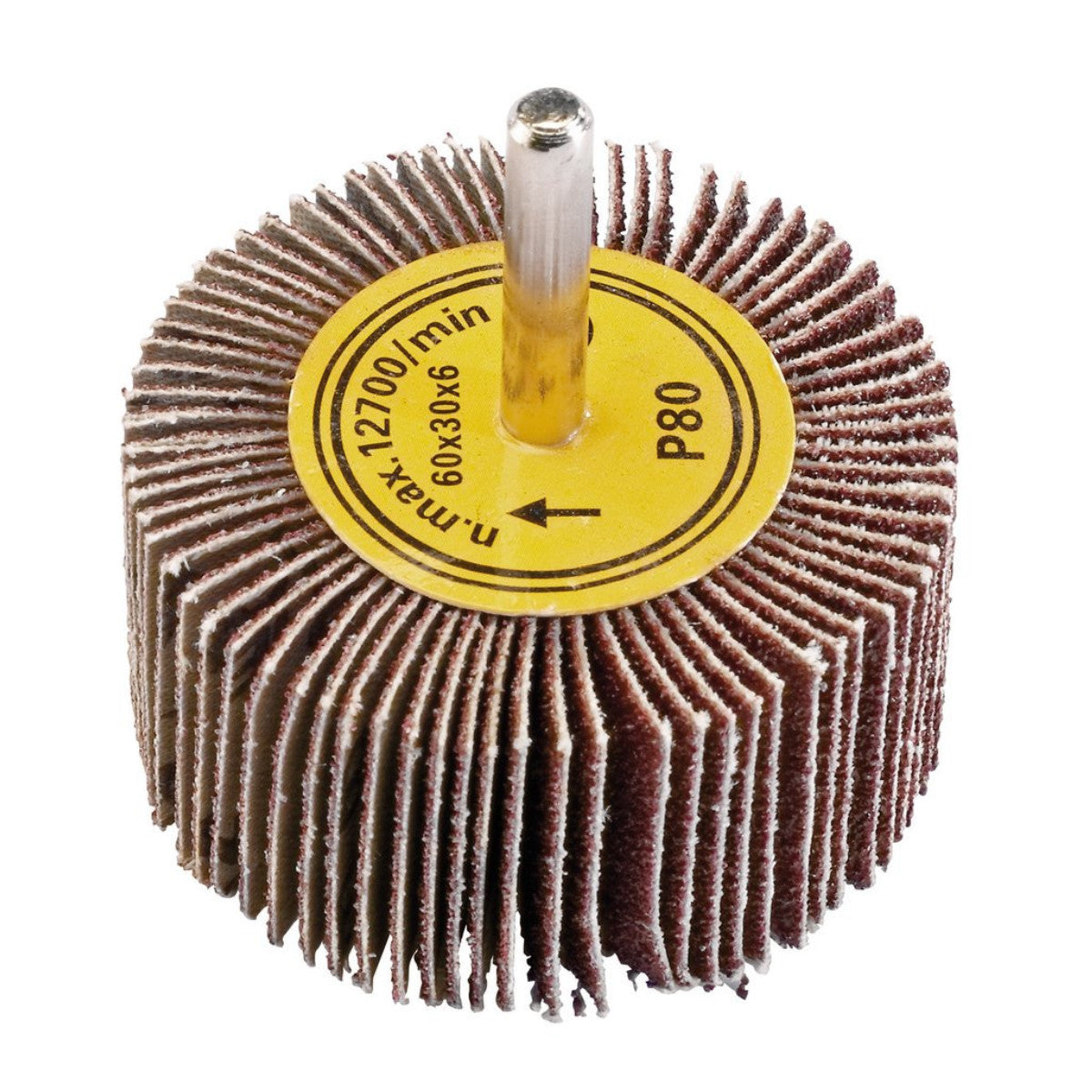 Draper Abrasive Flap Wheel, 60 x 30mm, 80 Grit 71919