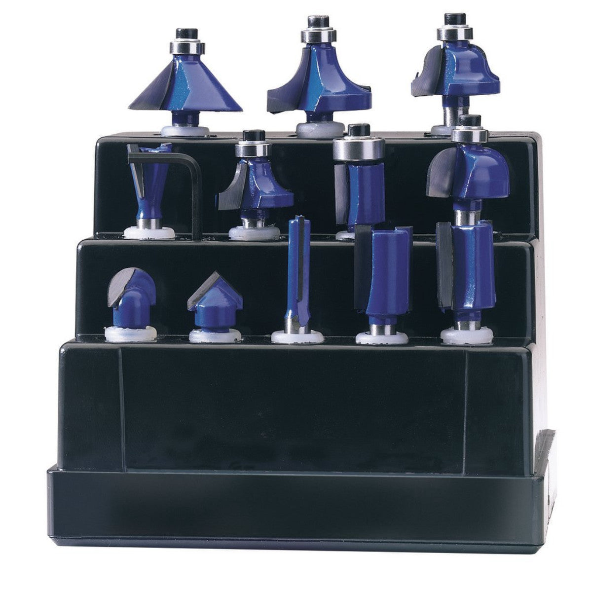 Draper TCT Router Bit Set, 1/4" (12 Piece) 72892