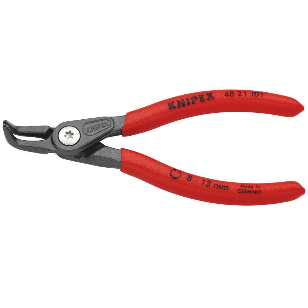 Knipex 48 21 J01 SB Precision Circlip Pliers For Internal Circlips In Bore Holes, 130mm 75082