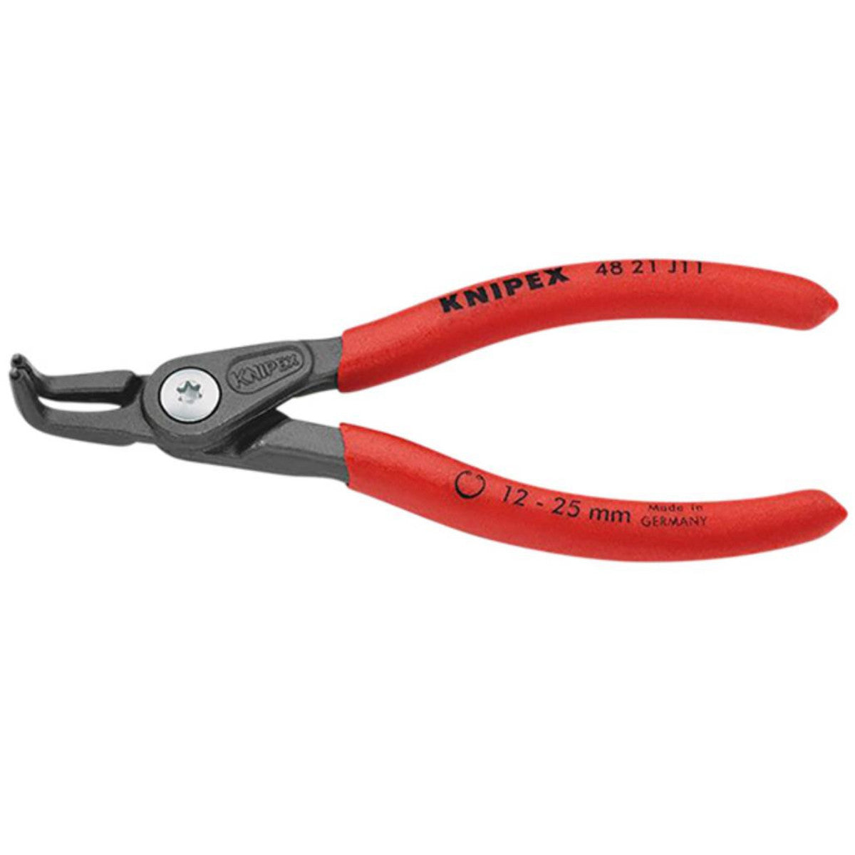Knipex 48 21 J11 SB Precision Circlip Pliers For Internal Circlips In Bore Holes, 130mm 75083