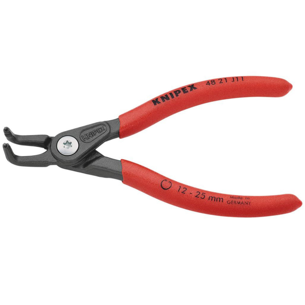 Knipex 48 21 J11 SB Precision Circlip Pliers For Internal Circlips In Bore Holes, 130mm 75083