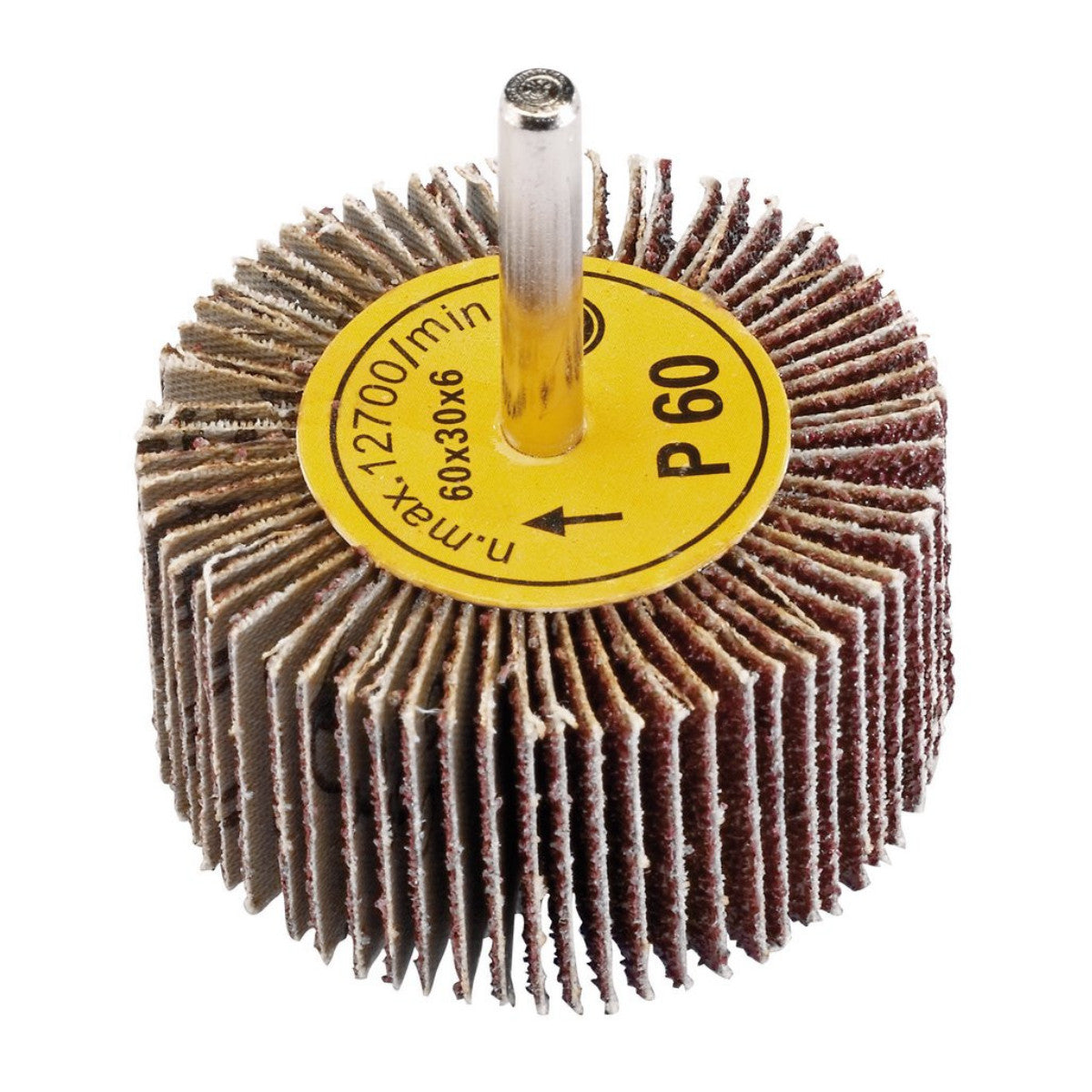 Draper Abrasive Flap Wheel, 60 x 30mm, 60 Grit 76465