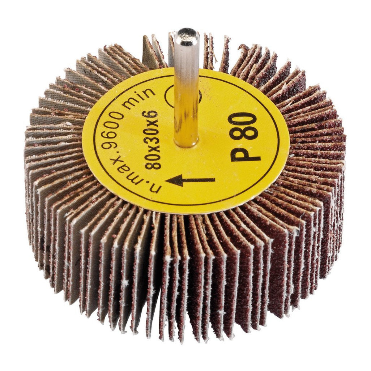 Draper Abrasive Flap Wheel, 80 x 30mm, 80 Grit 76467