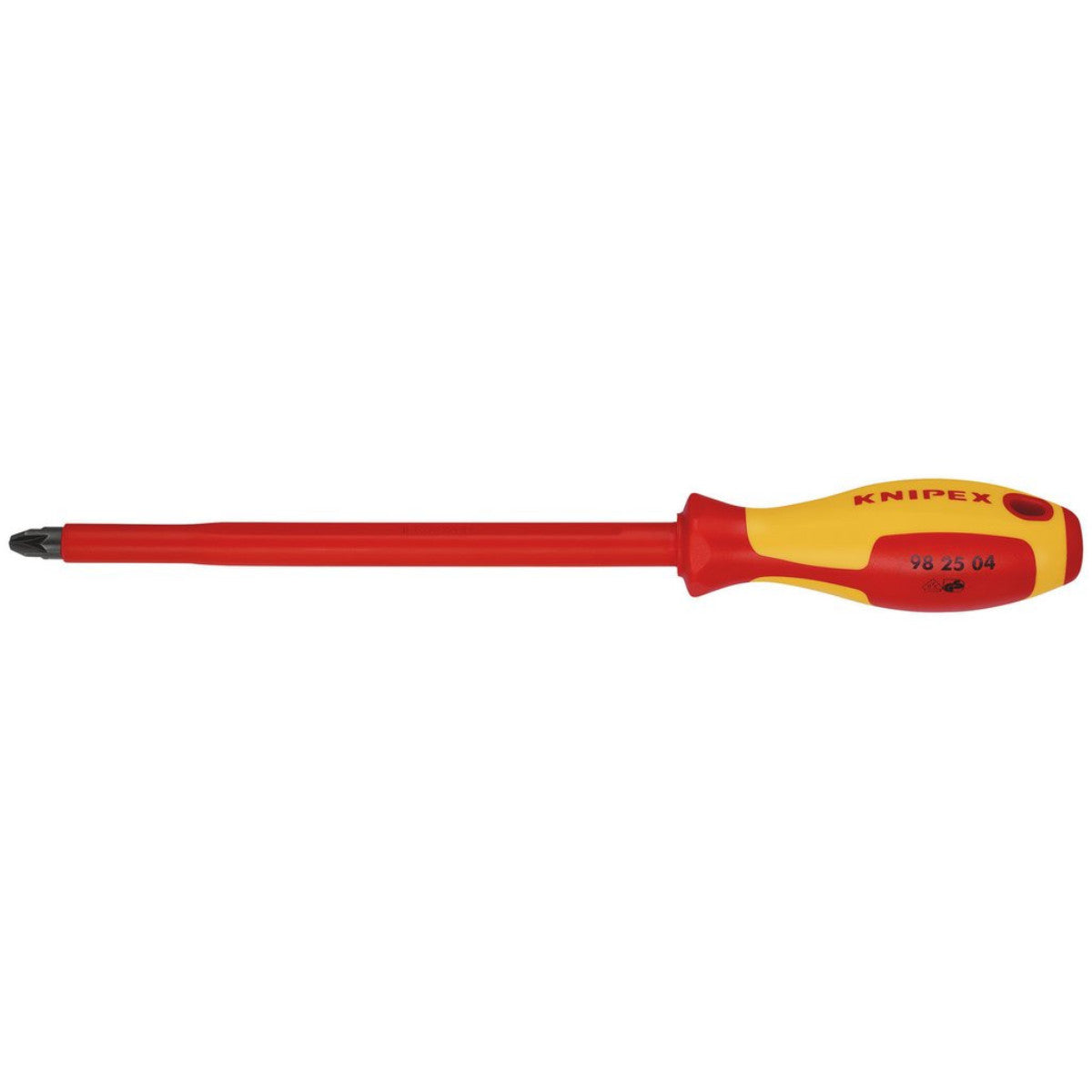 Knipex 98 25 04 VDE Insulated Pozidriv Screwdriver, PZ4 x 200mm 76808