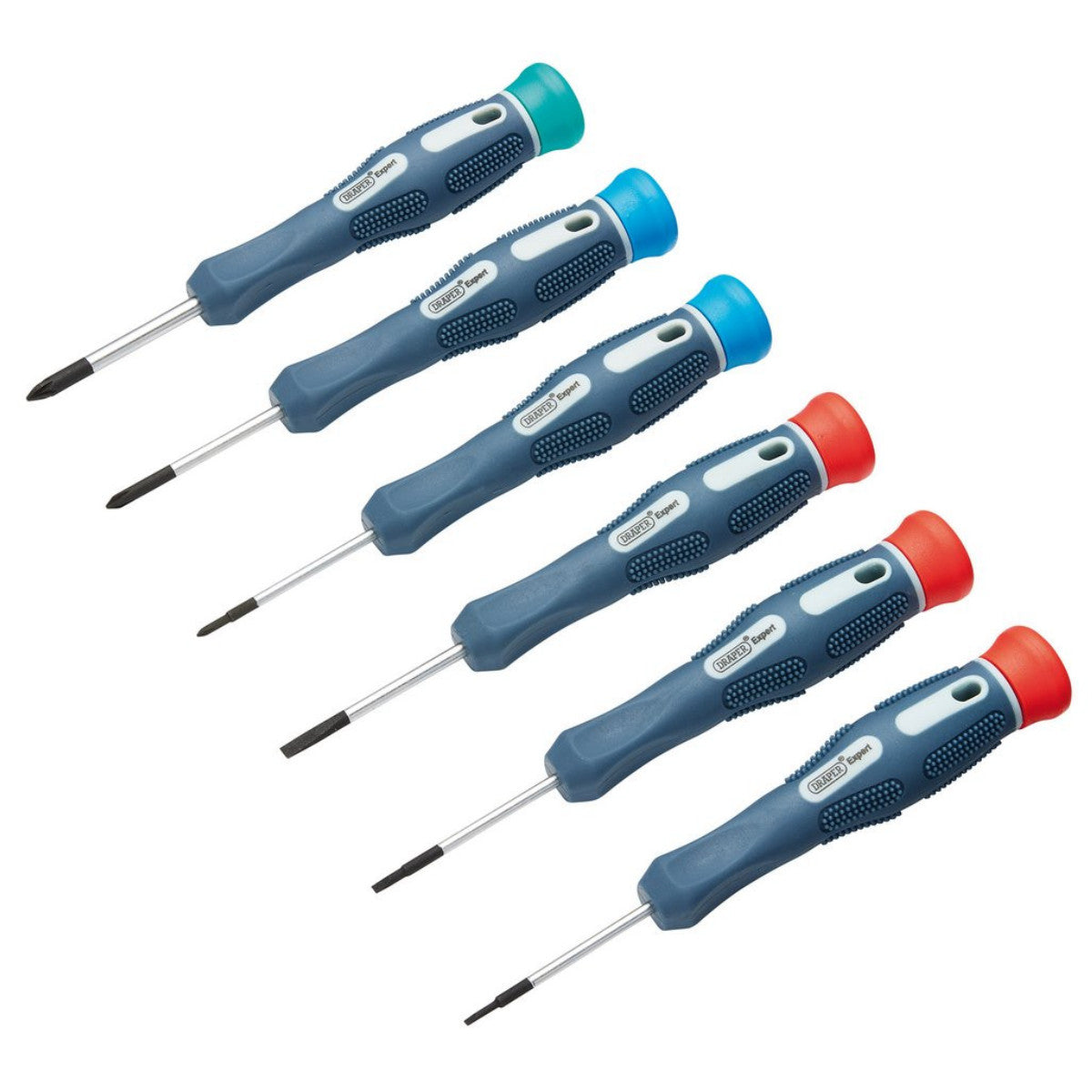 Draper Expert Soft Grip Precision Screwdriver Set (6 Piece) 78924