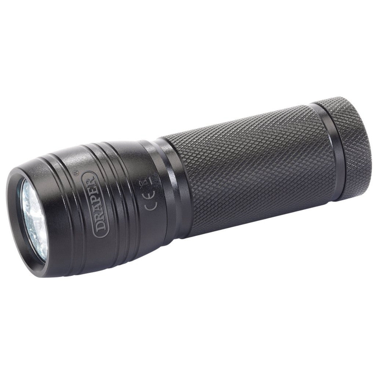 Draper LED Aluminium Hand Torch, 5W, 45 Lumens, 3 x AAA Batteries Required 81110