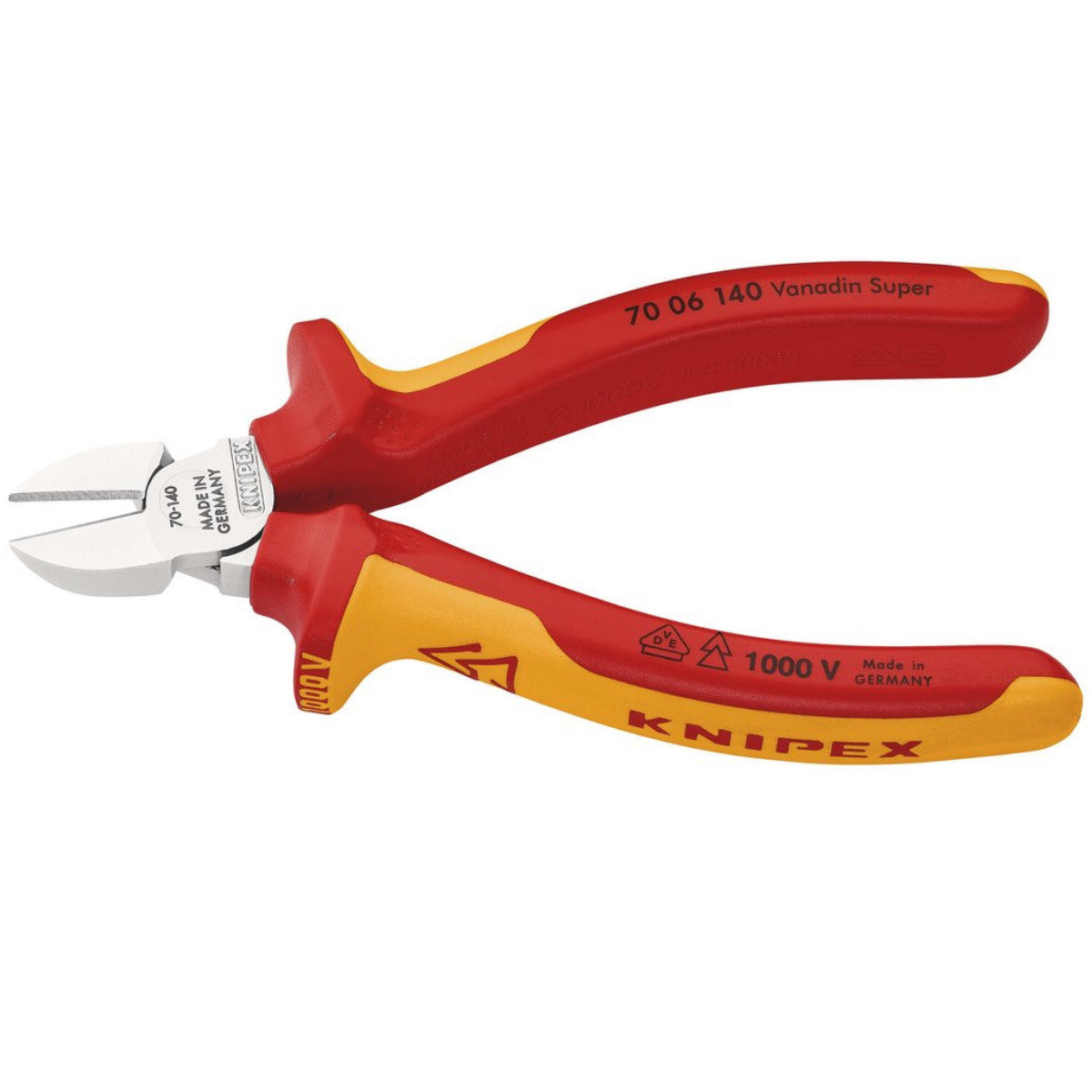 Knipex 70 06 140 SBE VDE Diagonal Cutter, 140mm 81254