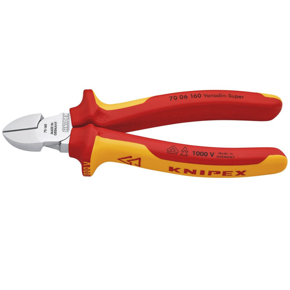 Knipex 70 06 160 VDE Diagonal Cutter,160mm 81262