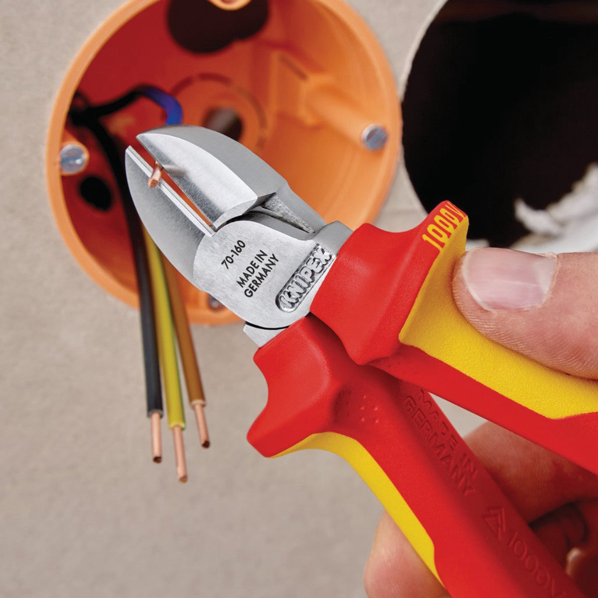 Knipex 70 06 160 VDE Diagonal Cutter,160mm 81262