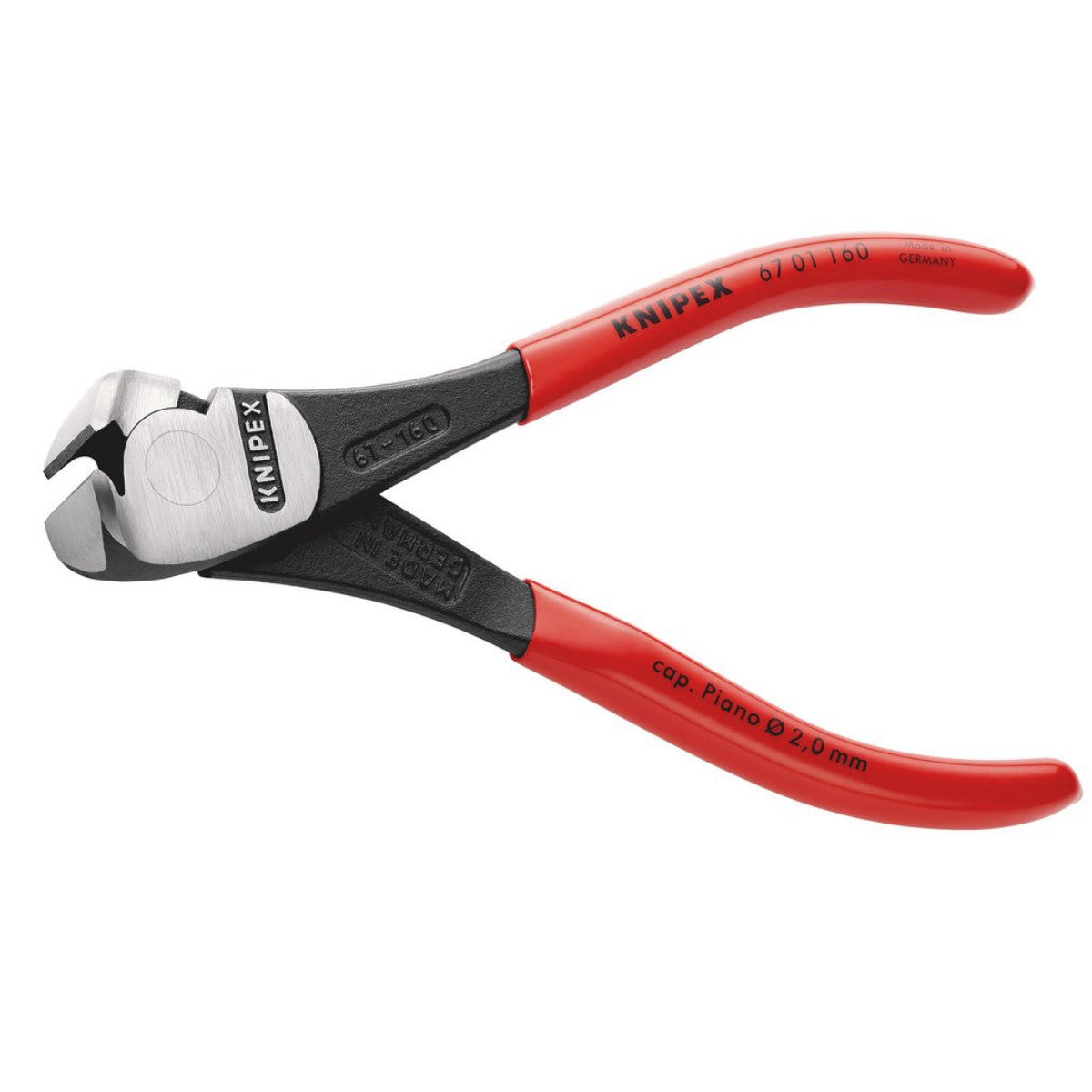 Knipex 67 01 160 SBE High Leverage End Cutting Nippers, 160mm 81709