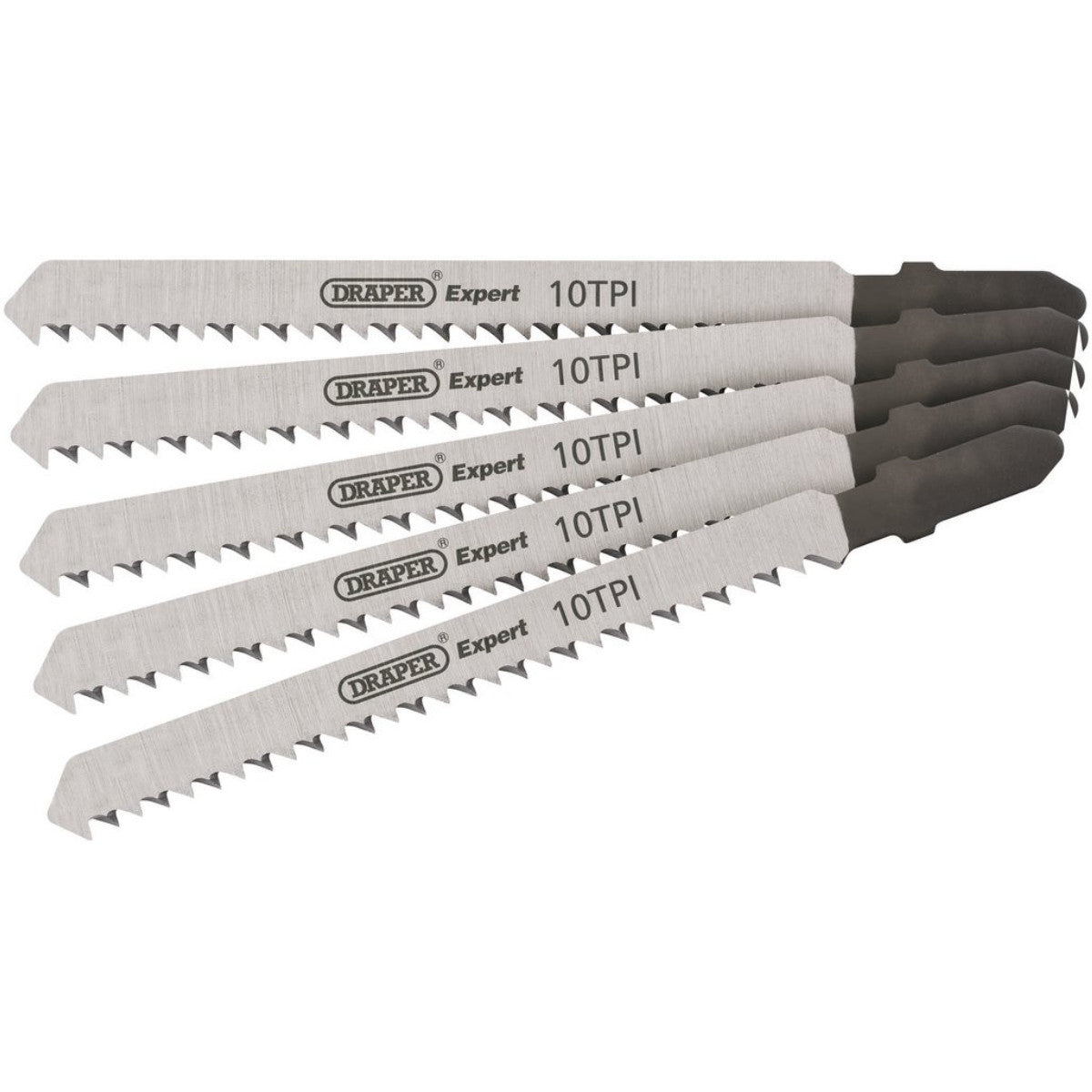 Draper Expert DT101B Jigsaw Blade Set, 100mm (5 Piece) 81716