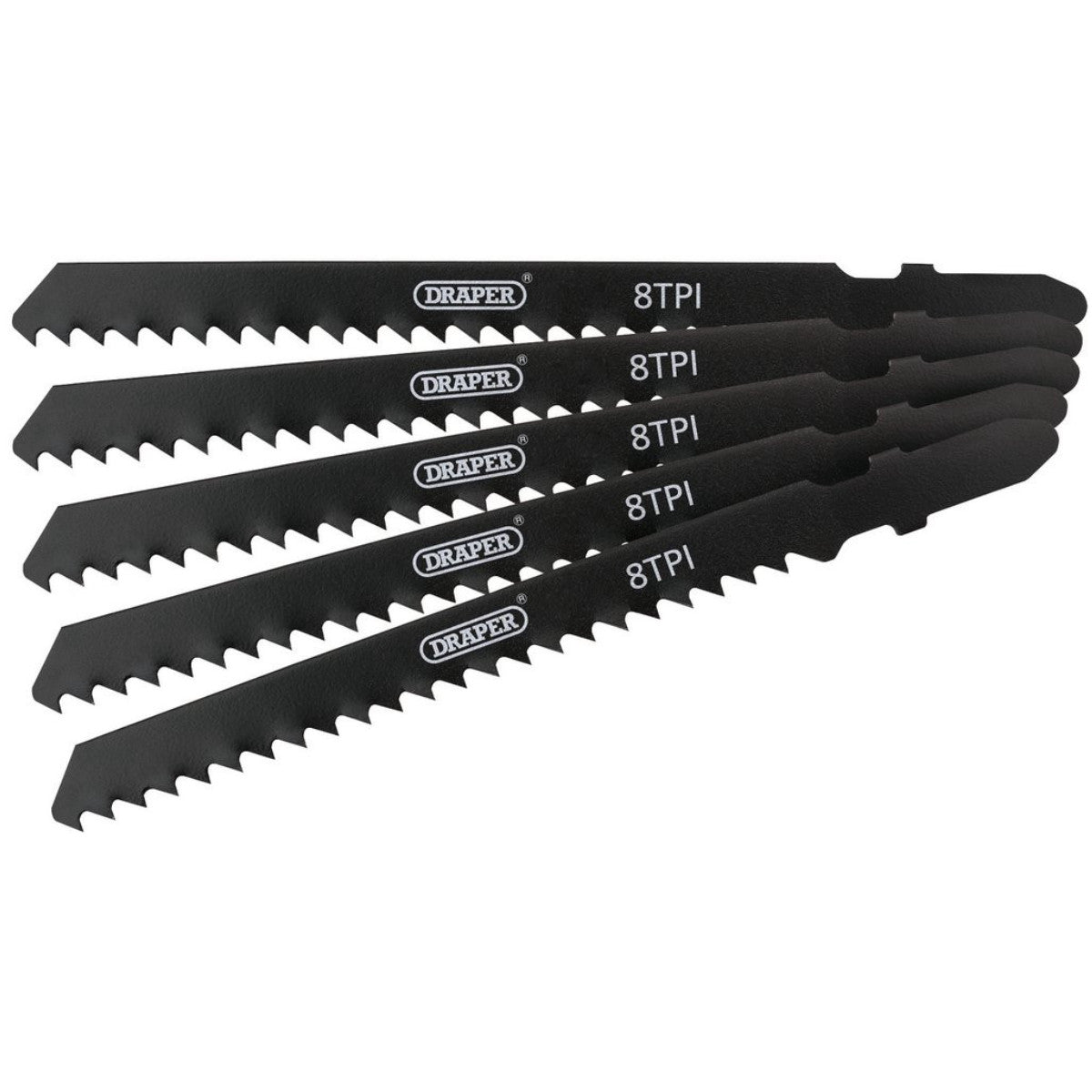 Draper Expert DT111C Jigsaw Blade Set, 100mm (5 Piece) 81724