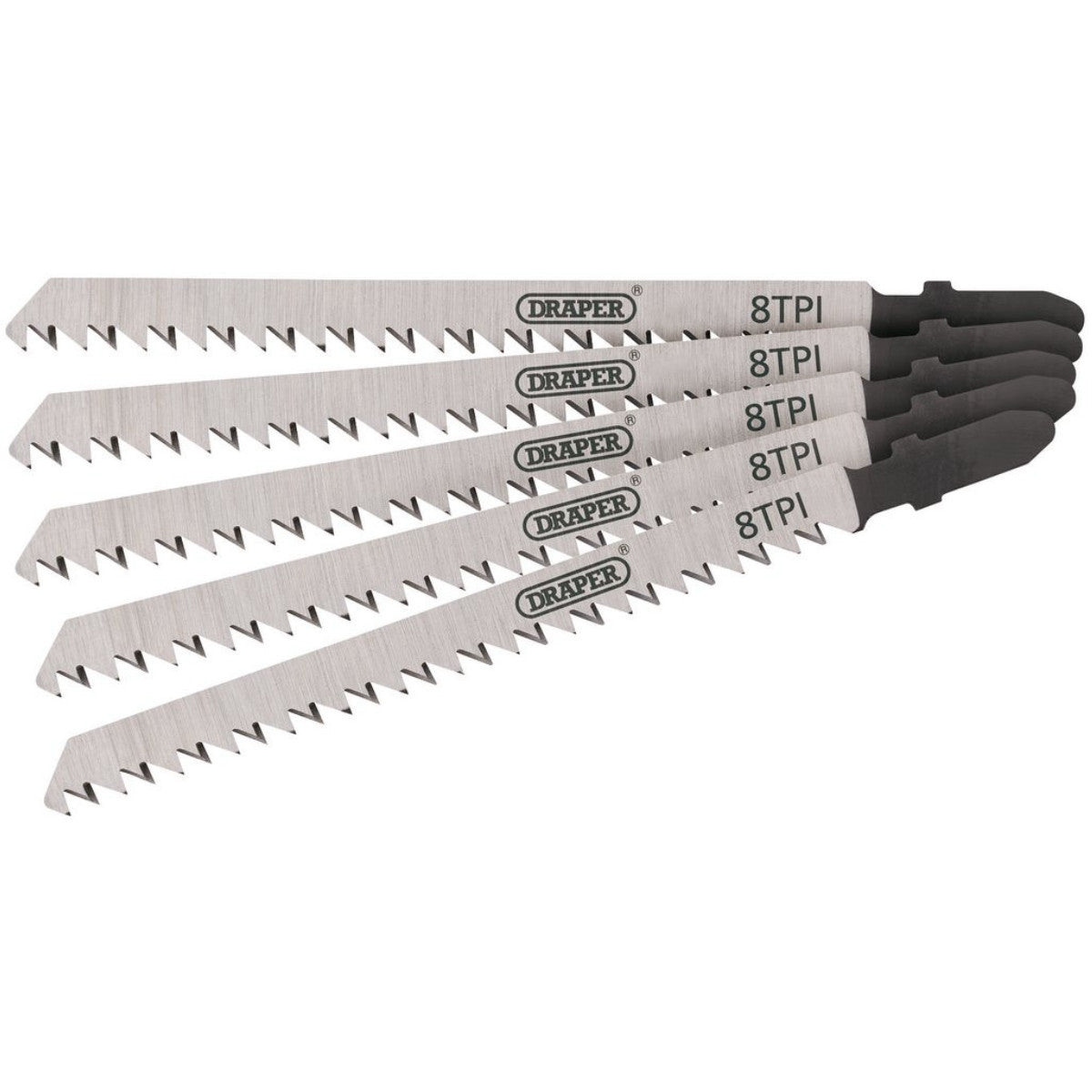 Draper DT301CD Jigsaw Blade Set, 115mm (5 Piece) 81728