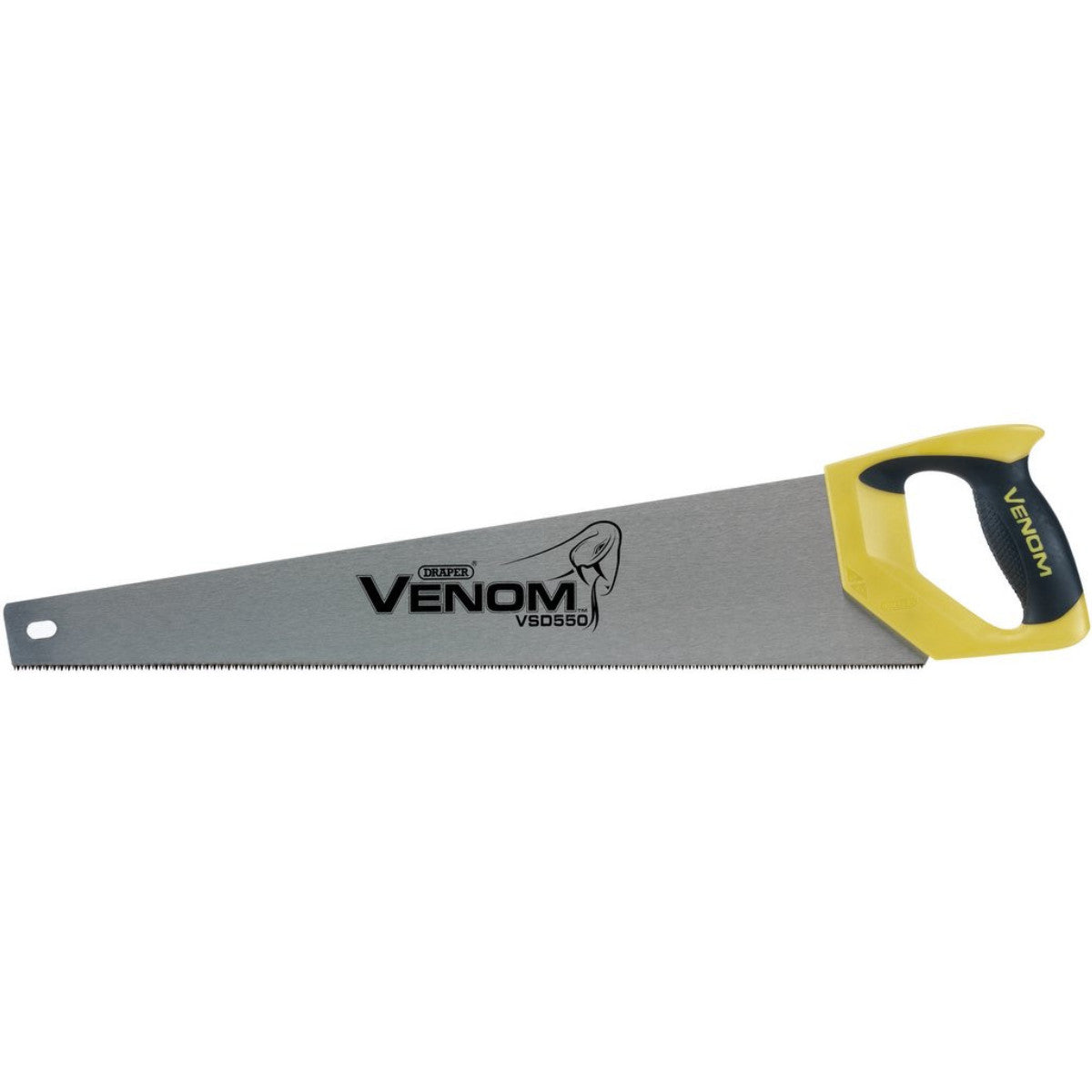 Draper Venom Second Fix Double Ground Handsaw, 550mm, 11tpi/12ppi 82197