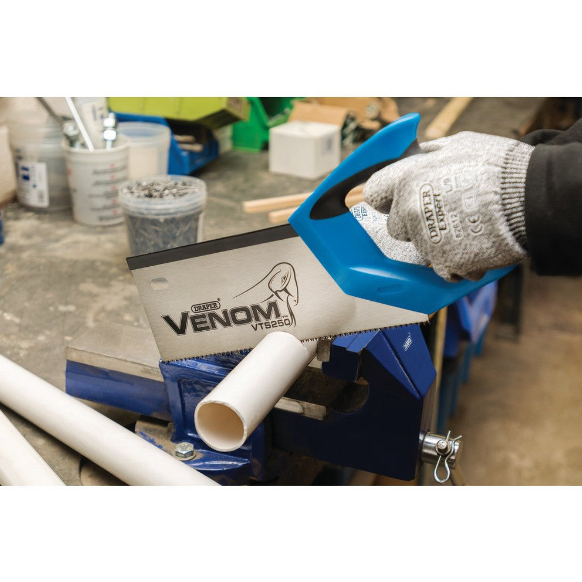 Draper Venom Double Ground Tenon Saw, 250mm, 11tpi/12ppi 82199