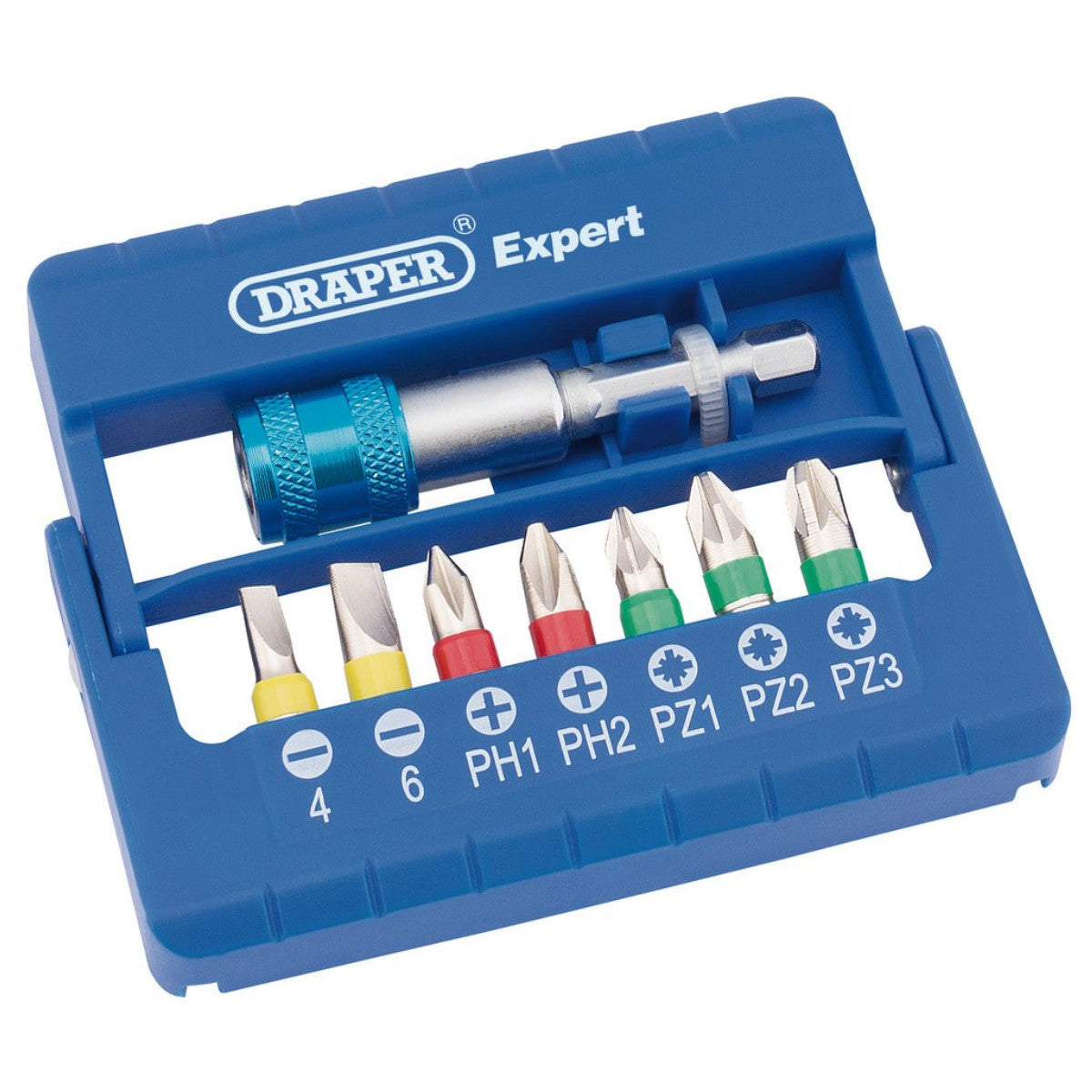 Draper Expert Coloured Screwdriver Bit Set (8 Piece) 82400