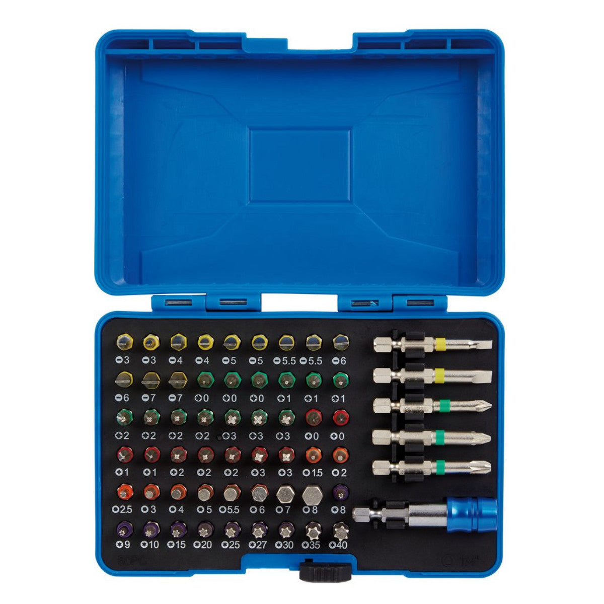 Draper Expert Coloured Screwdriver Bit Set (60 Piece) 82405
