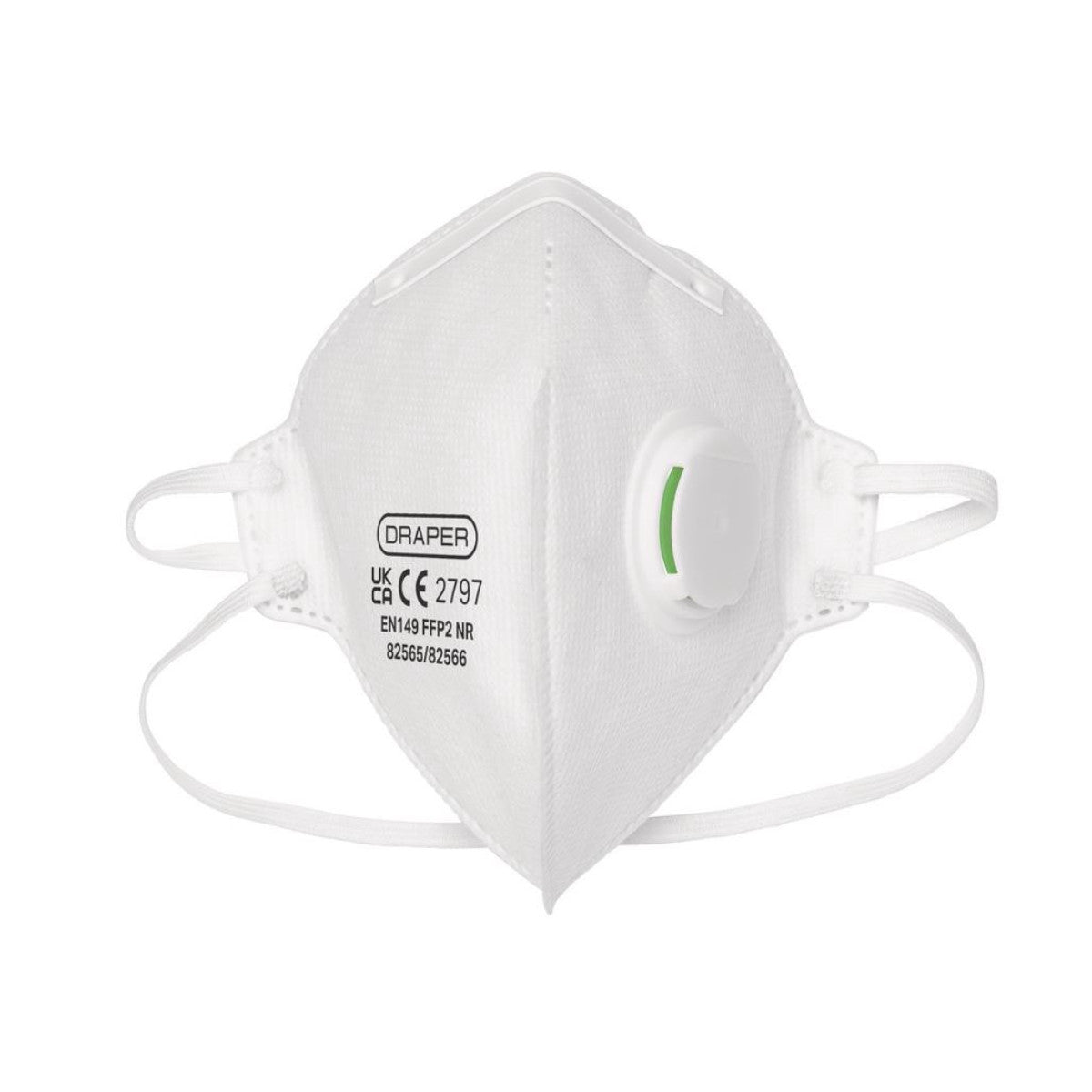 Draper FFP2 NR Vertical Dust Mask (Pack of 2) 82565