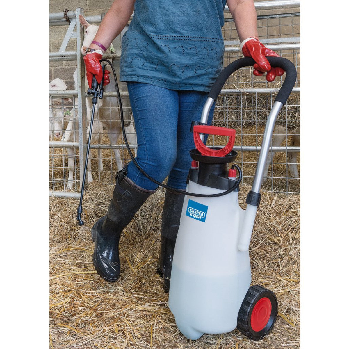 Draper Expert EPDM Trolley Pump Sprayer, 15L 82583