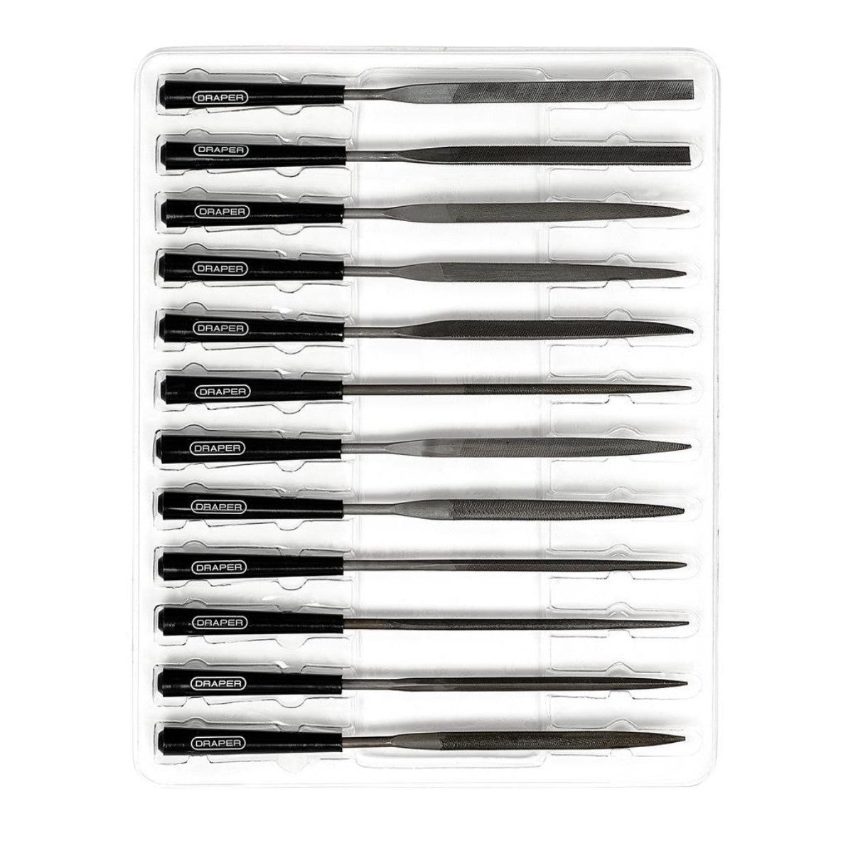 Draper Needle File Set, 140mm (12 Piece) 82640