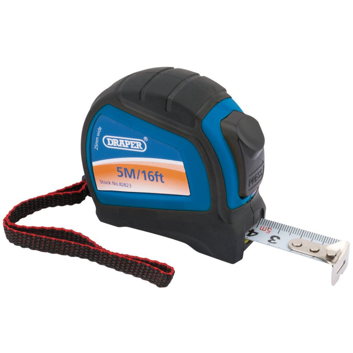 Draper Measuring Tape, 5m/16ft x 25mm 82823