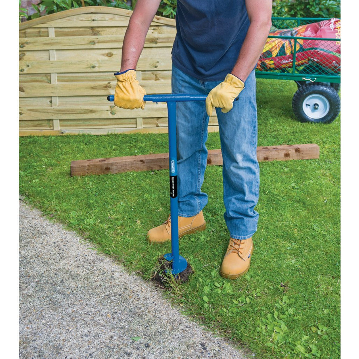 Draper Fence Post Auger, 950 x 100mm 82846