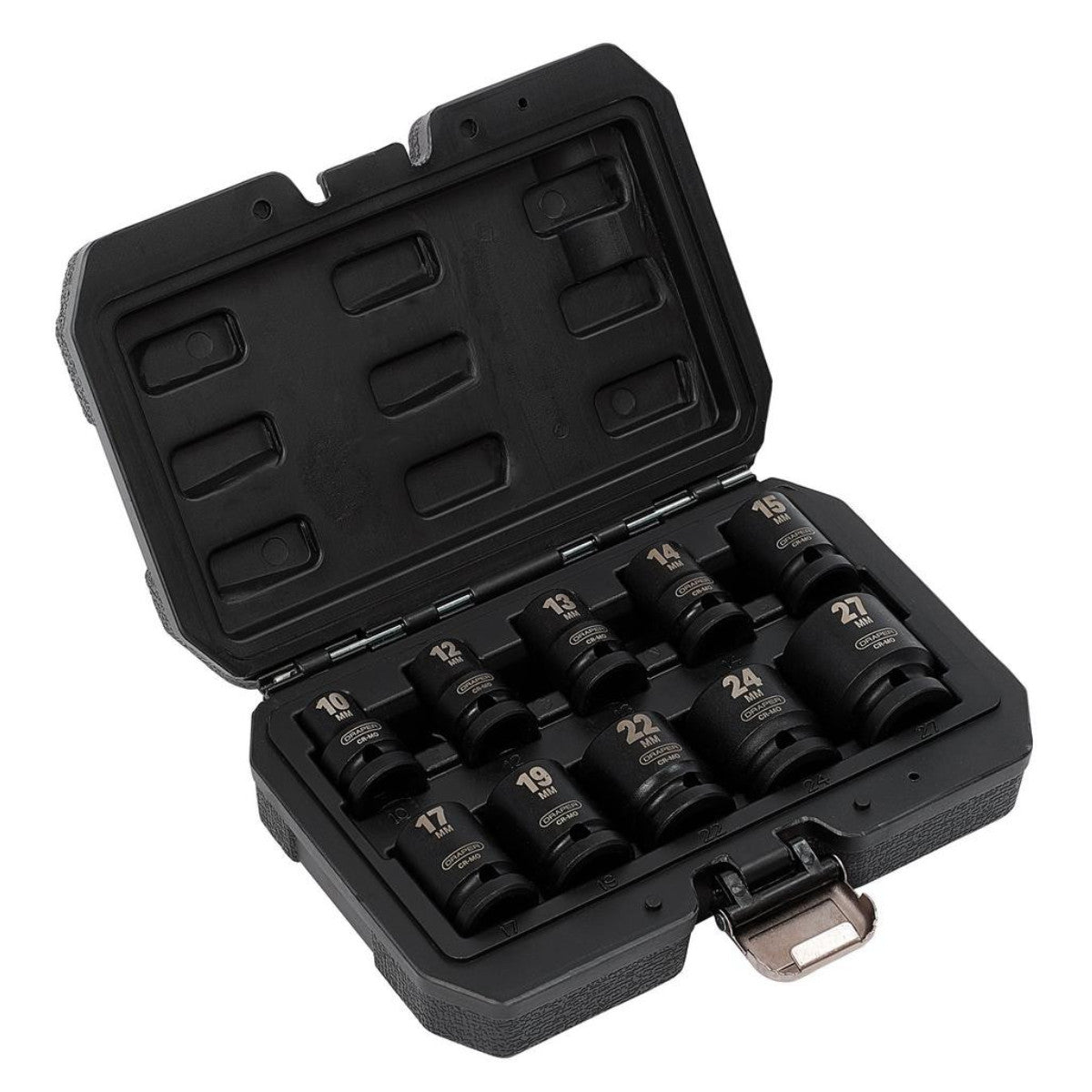 Draper HI-TORQ Metric Impact Socket Set, 1/2" Sq. Dr. (10 Piece) 83092