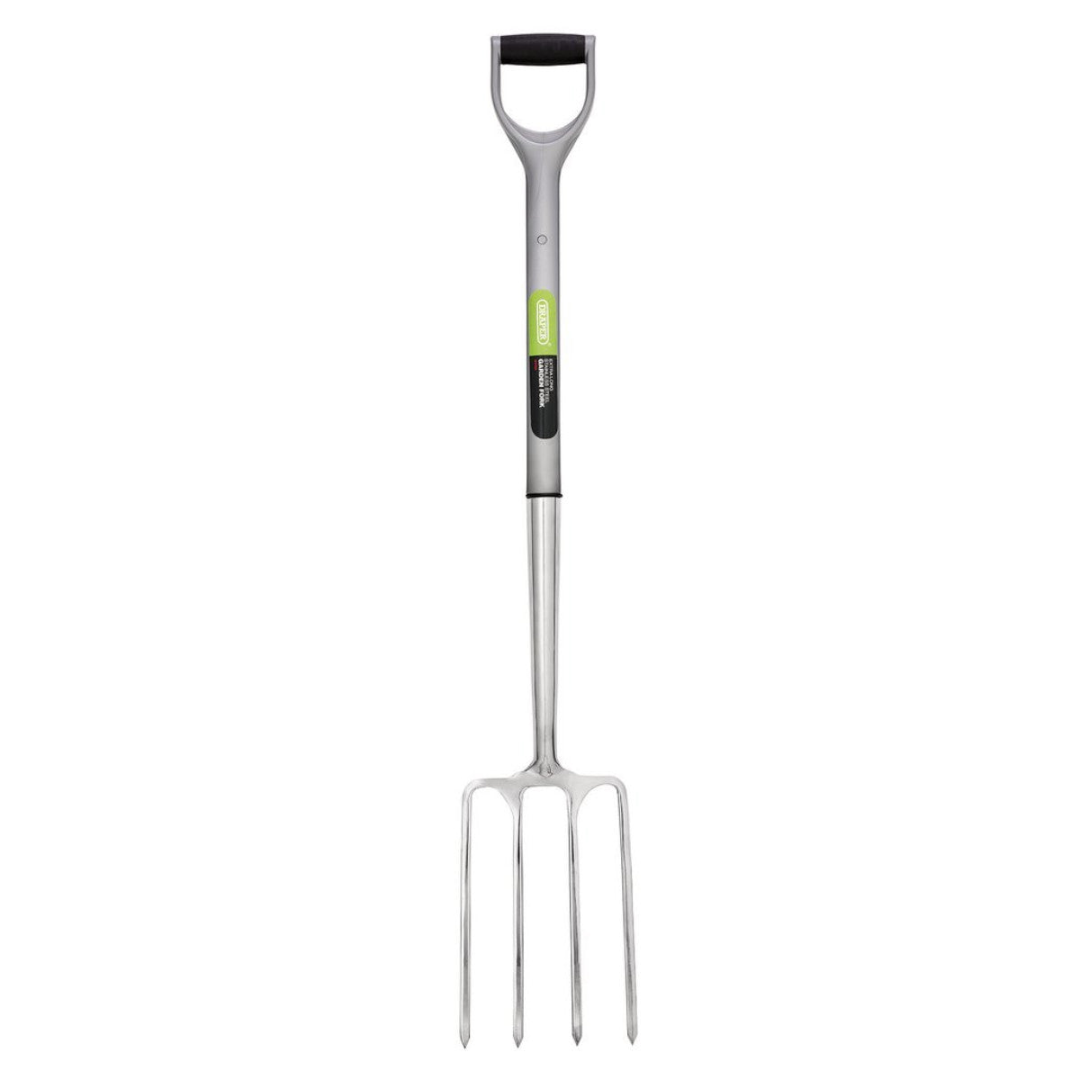 Draper Extra Long Stainless Steel Garden Fork with Soft Grip 83753