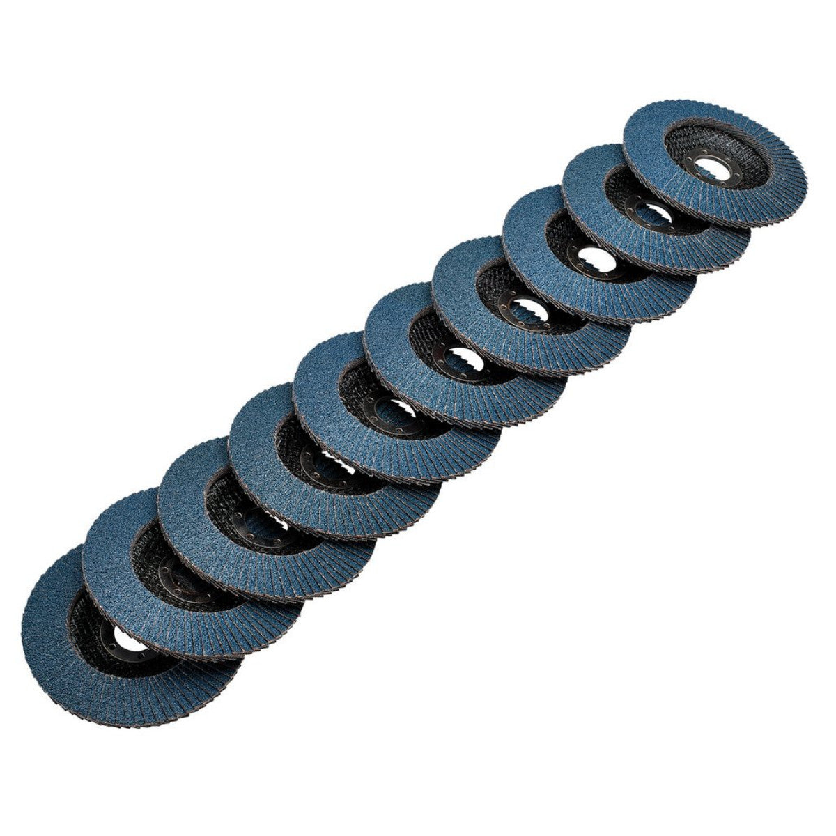 Draper Zirconium Oxide Flap Discs, 115 x 22.23mm, 60 Grit (Pack of 10) 85724