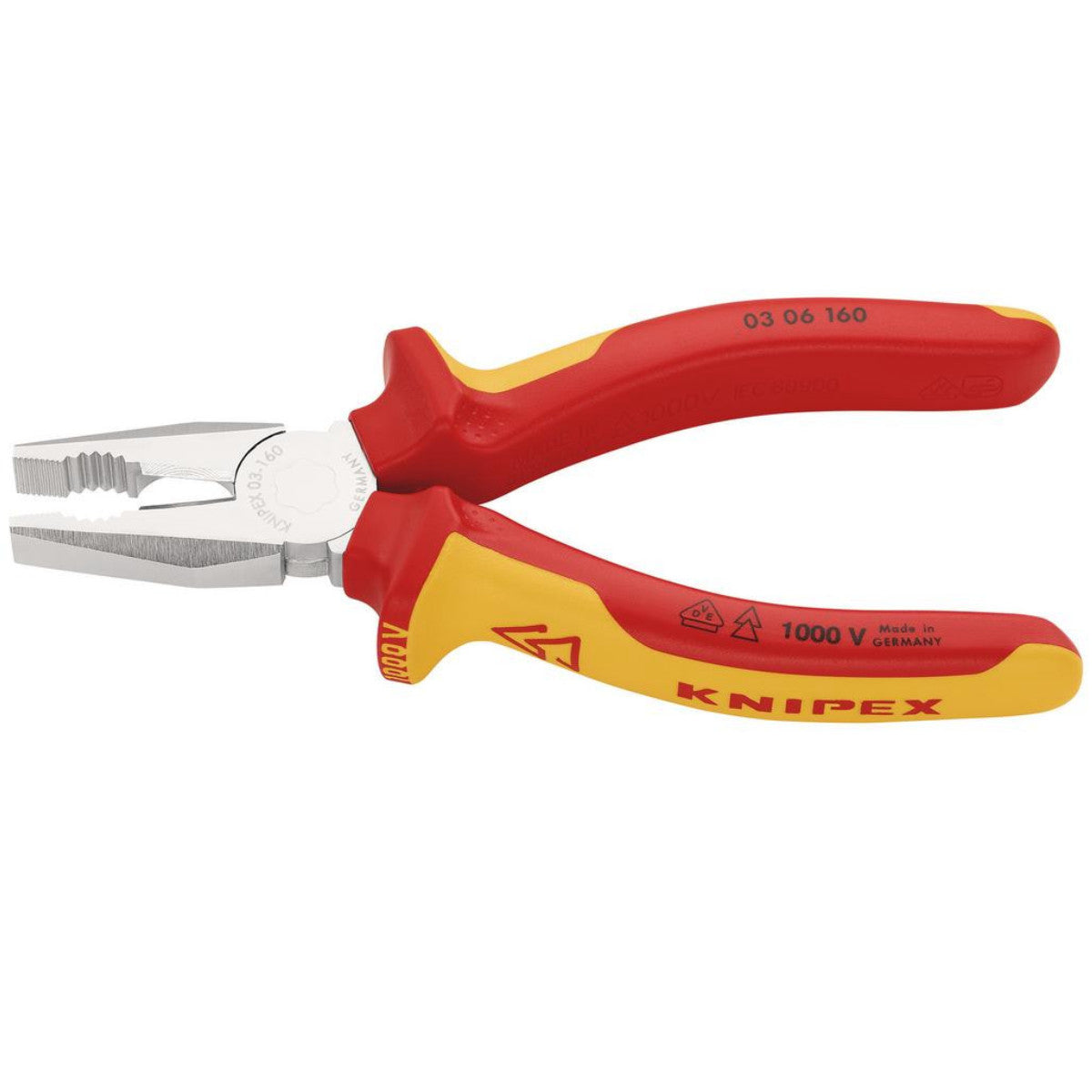 Knipex 03 06 160 SB VDE Combination Pliers, 225mm 87933