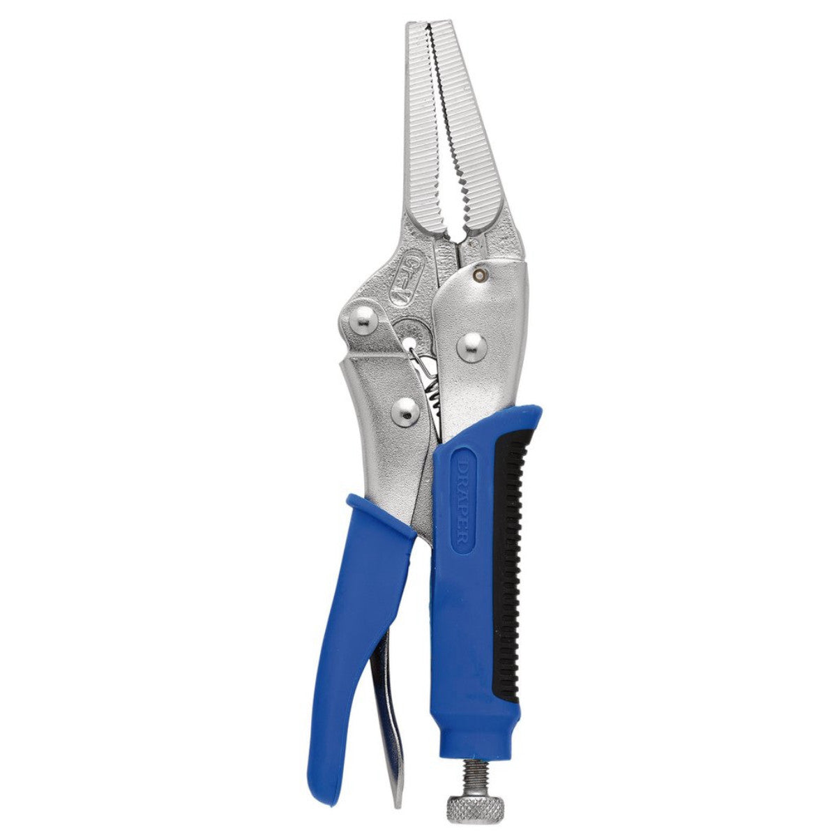 Draper Soft Grip Long Nose Self Grip Pliers, 165mm 89126
