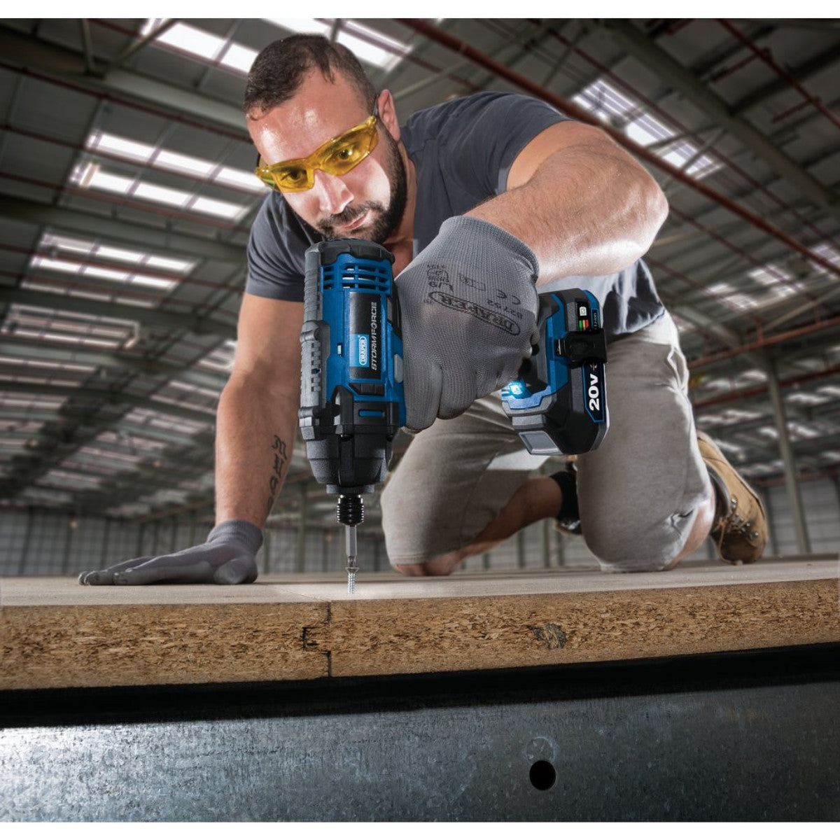 Draper Storm Force 20V Cordless Impact Driver, 1/4" Hex. (Sold Bare) 89520