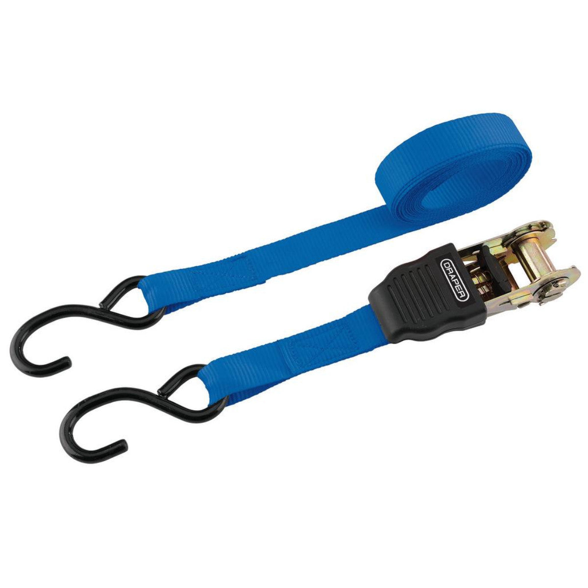 Draper Ratchet Tie Down Straps, 4.5m x 25mm, 225kg (4 Piece) 92771