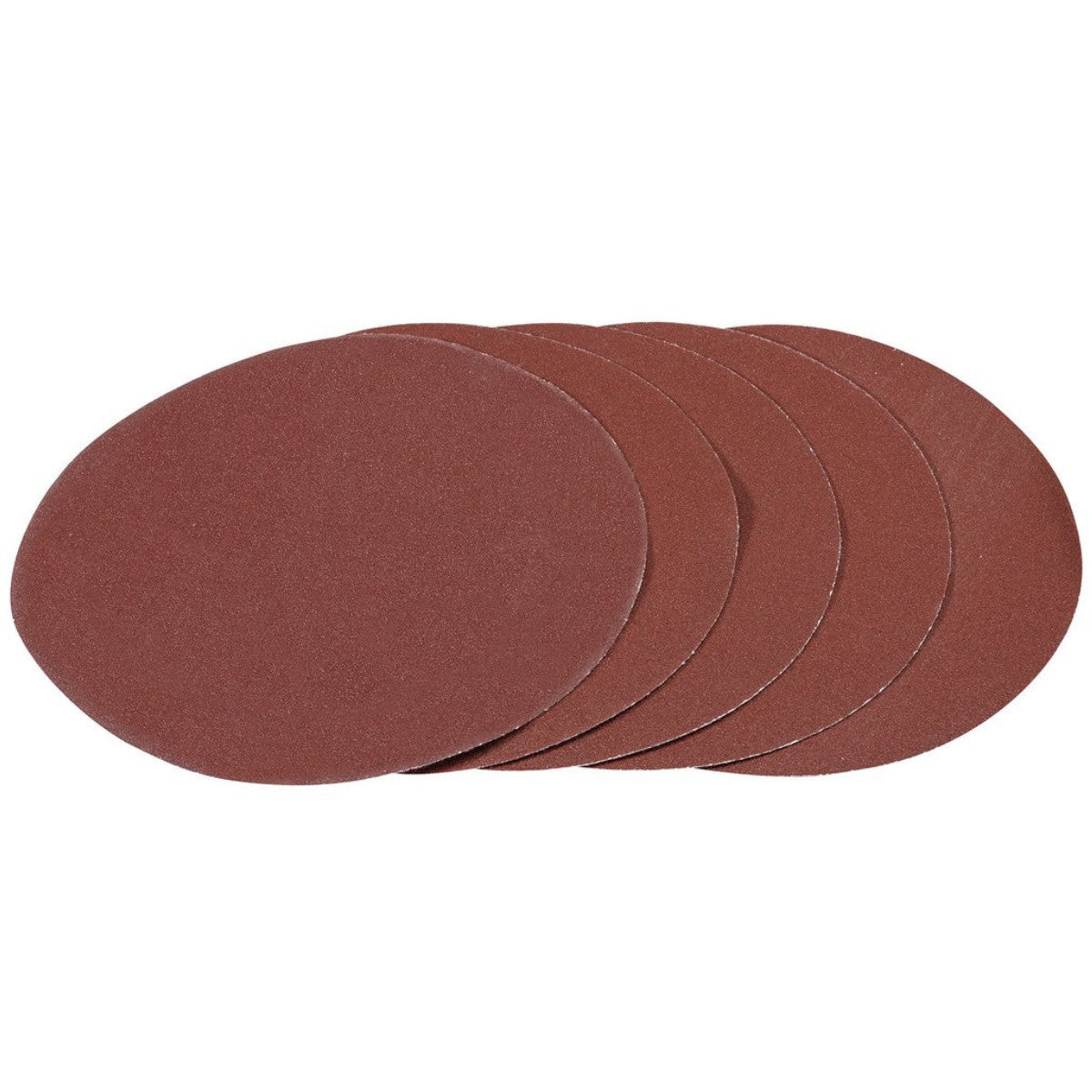 Draper Hook and Loop Aluminium Oxide Sanding Discs, 180mm, 120 Grit (Pack of 5) 93427