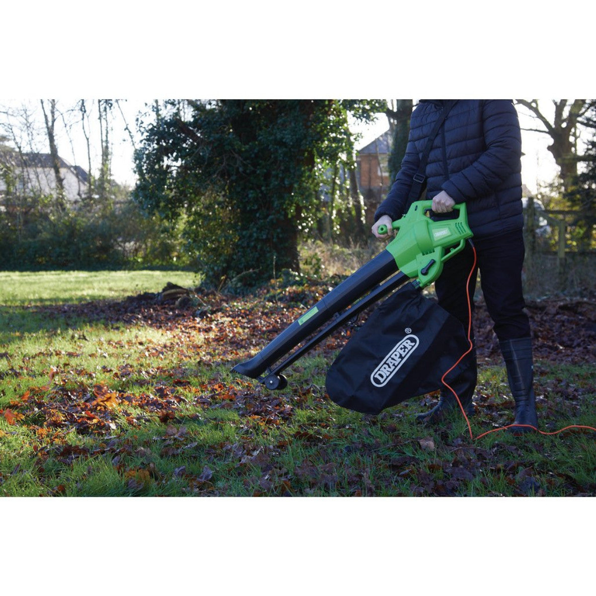 Draper 230V Garden Vacuum, Blower and Mulcher, 3000W 94794