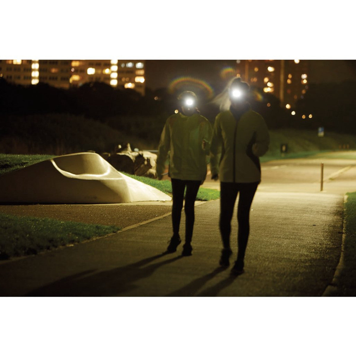 Draper Headband with USB Rechargeable LED Torch, 1W, Black, One Size 95172