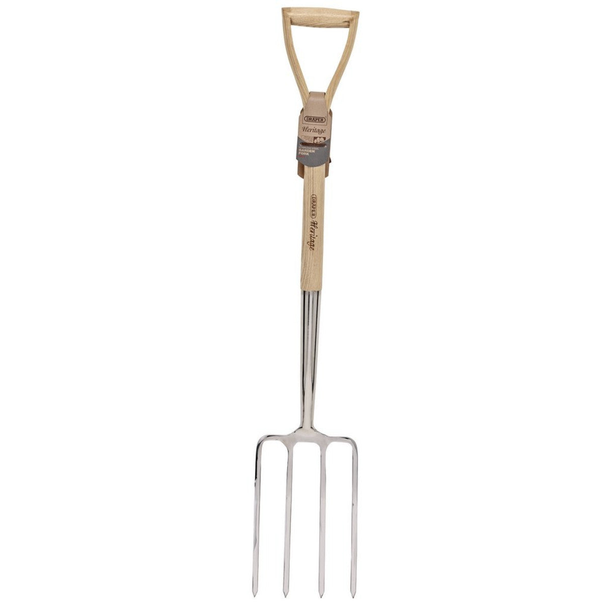 Draper Heritage Stainless Steel Digging Fork with Ash Handle 99013