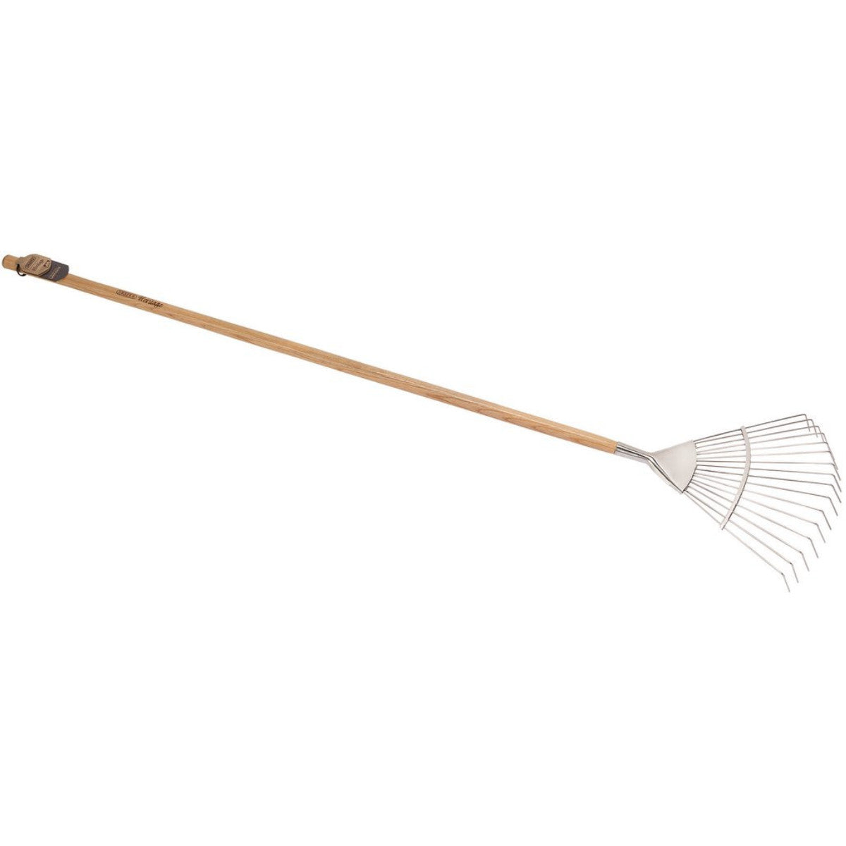 Draper Heritage Stainless Steel Lawn Rake with Ash Handle 99020
