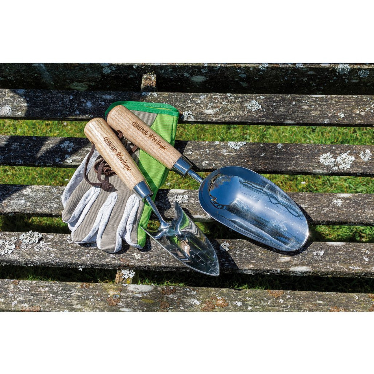 Draper Heritage Stainless Steel Transplanting Trowel with Ash Handle 99022