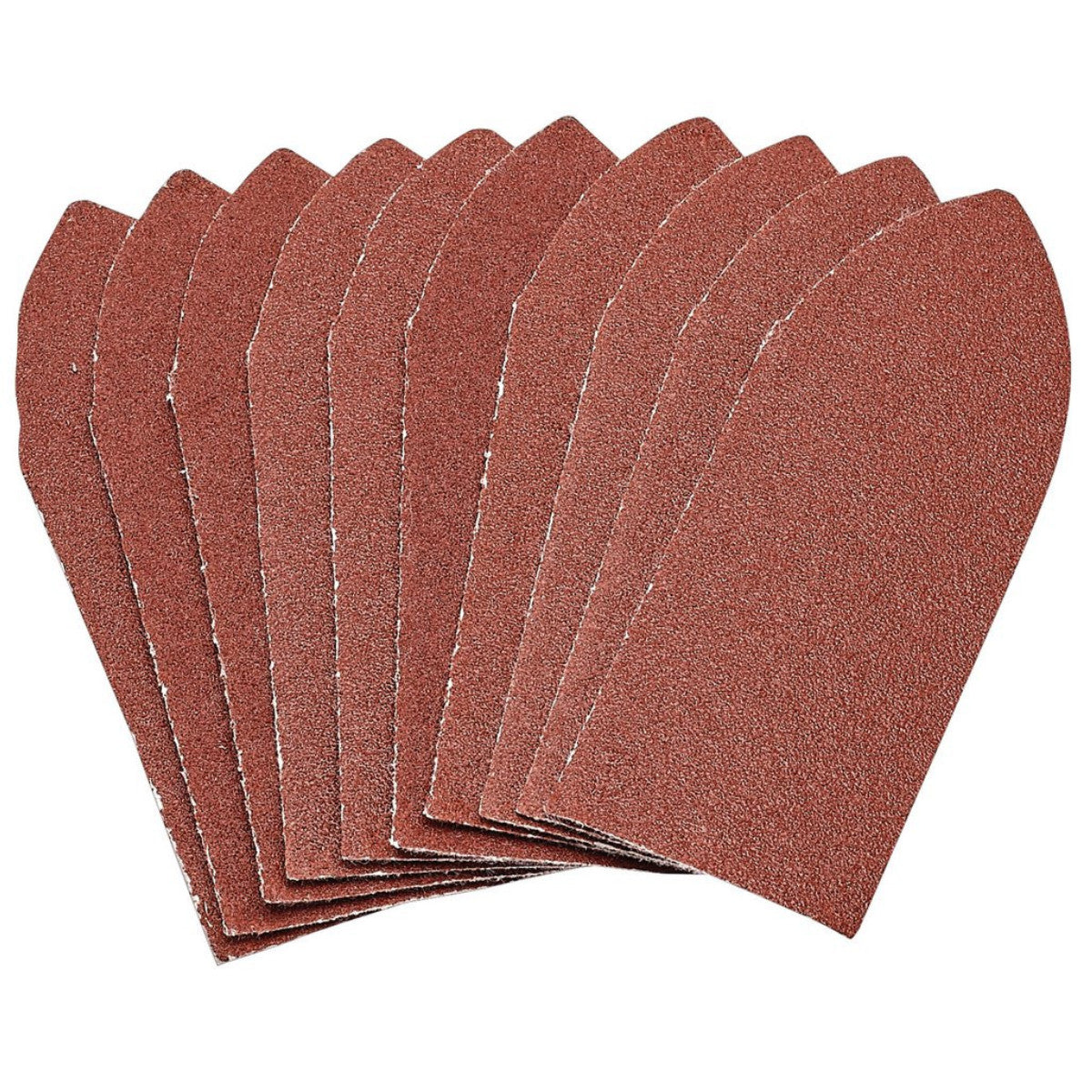 Draper Hook and Loop Aluminium Oxide Sanding Sheets, 32 x 92mm, 120 Grit (Pack of 10) 99262